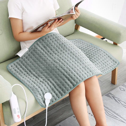 MARNUR Heating Pad for Back Pain, 18''x33'' XXL Size with 6 Heat Settings, Auto Shut-off - Gray