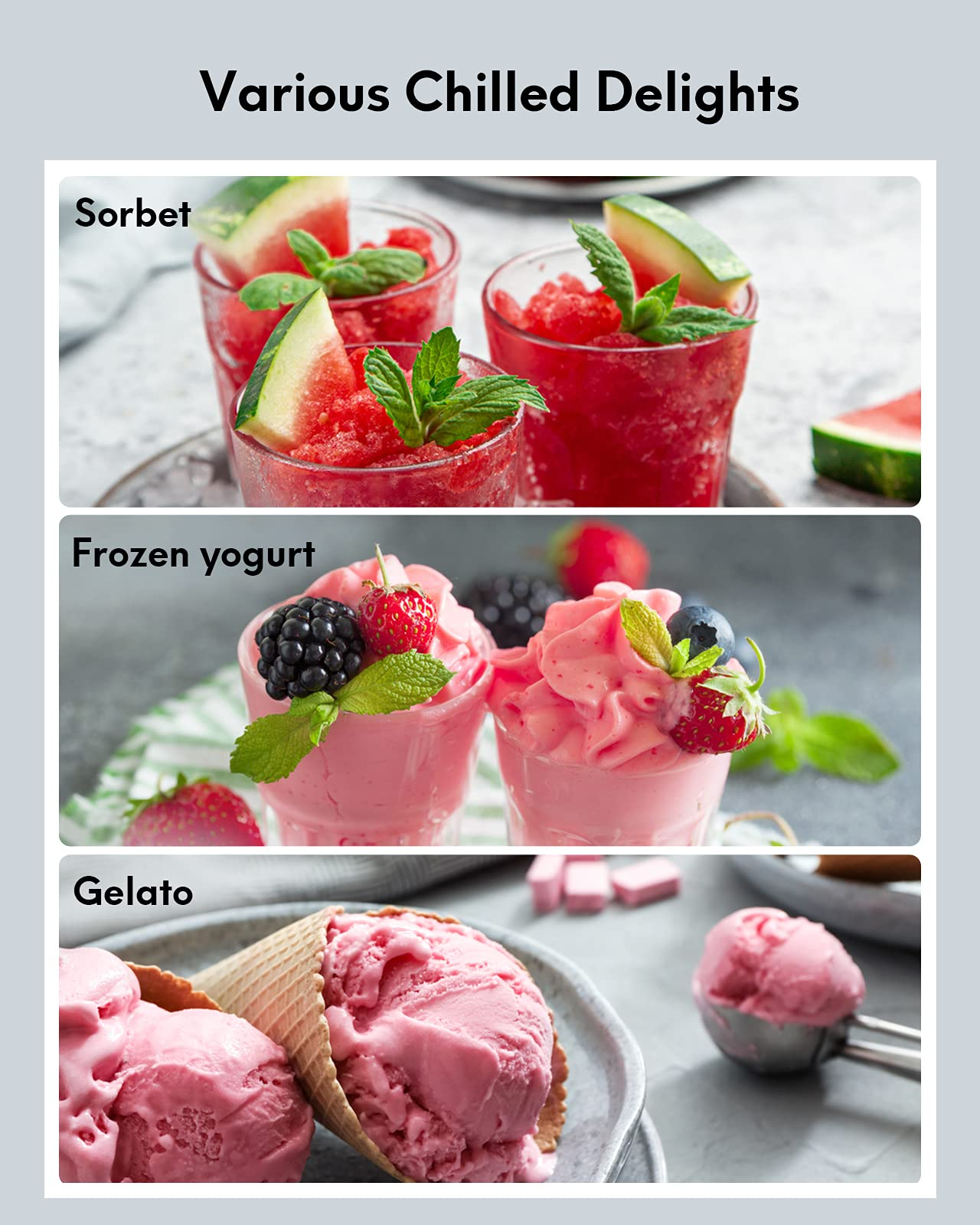 Automatic Frozen Yogurt-Ice Cream & Sorbet Maker