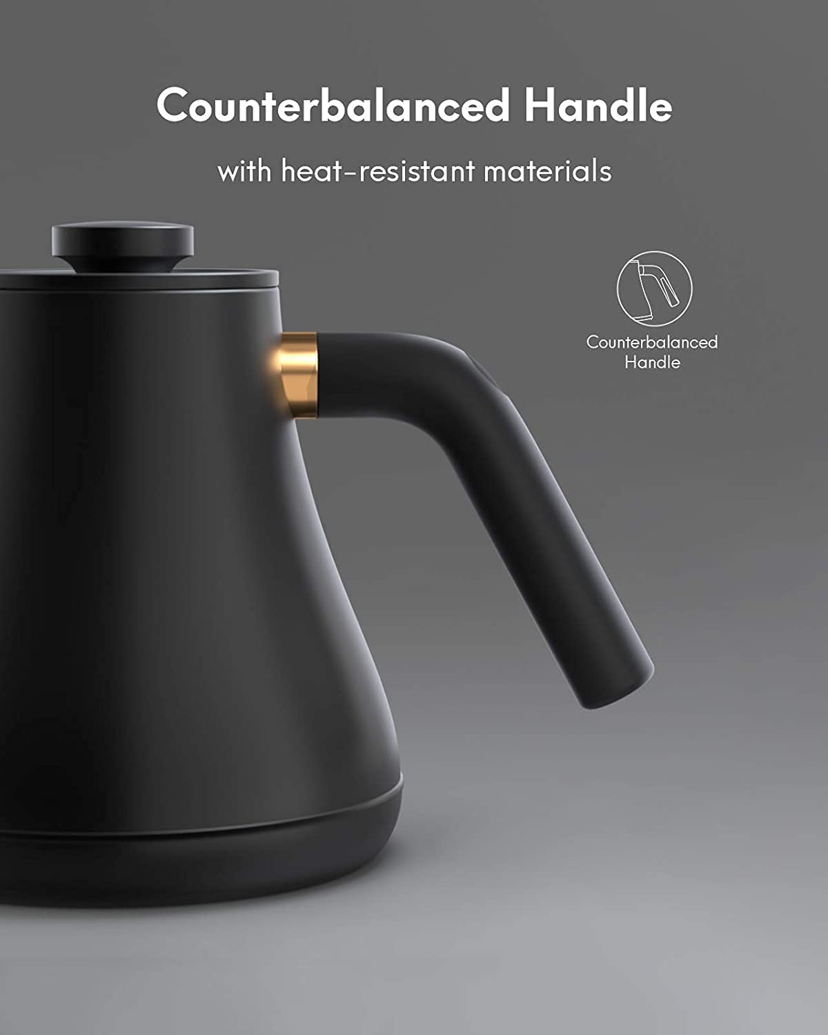 Electric Gooseneck Kettle Temperature Control