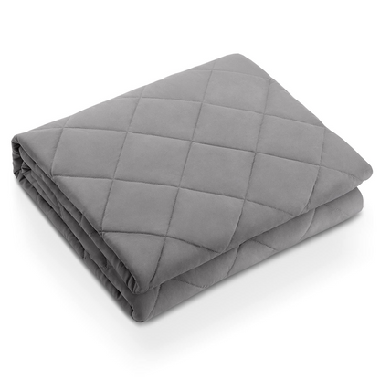 Weighted Blanket 15 LBS Twin Size Heavy Breathable Blanket for Adults, Heating & Cooling, All-Season, 48" X 72"