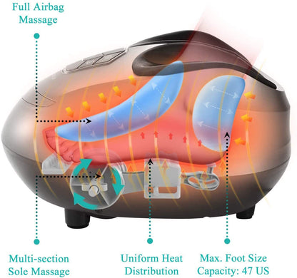 MARNUR Foot Massager With Heat and Airbag Massage - NAIPO