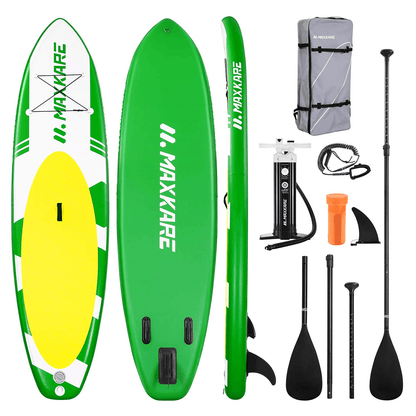 MaxKare Inflatable Paddle Board SUP Stand Up Paddle Board 6 inches Thick Board with SUP Accessories & Carry Bag & Fast Pumping for Adults - NAIPO