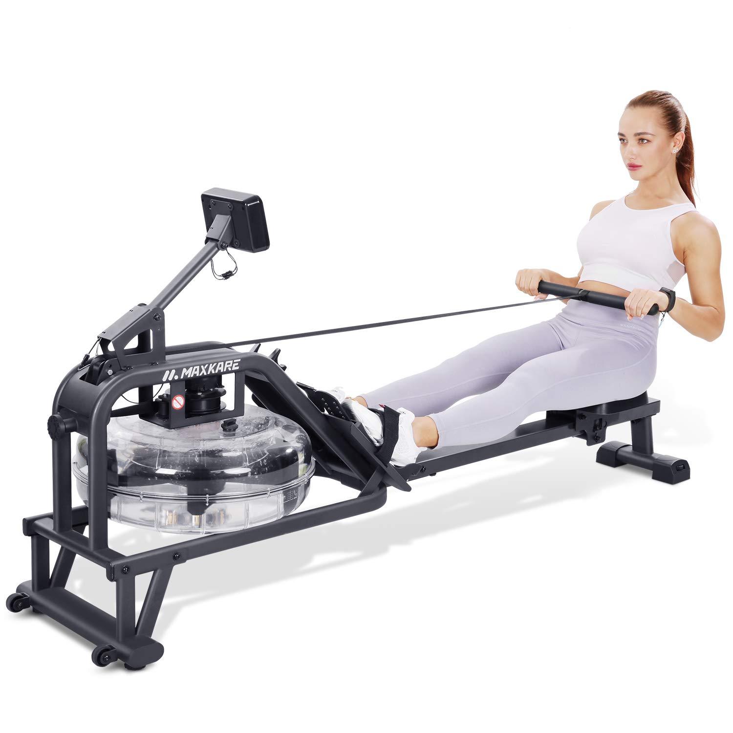 Water Rower Rowing Machine Foldable Water Resistance Row Machine - NAIPO